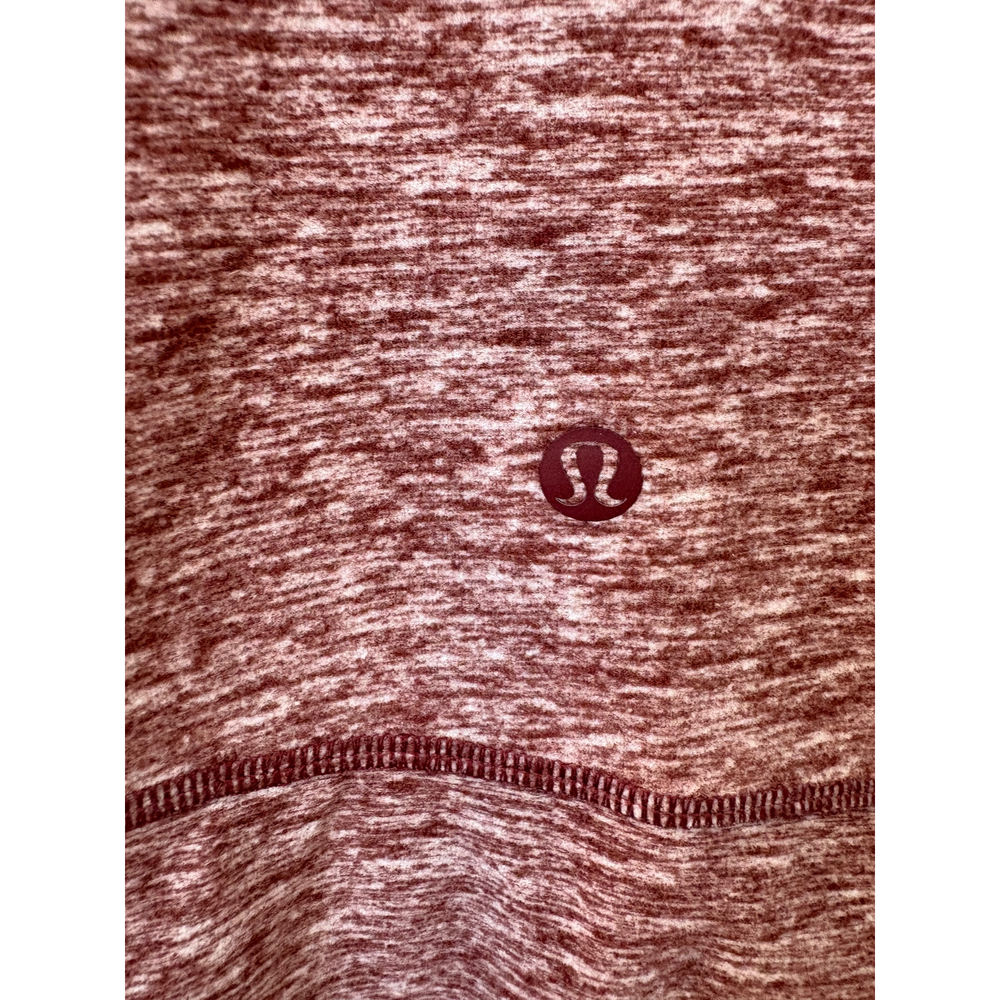 Lululemon‎ Ready to Rulu Fleece Pullover Cropped Heathered Savannah Sz 6 - Picture 7 of 7